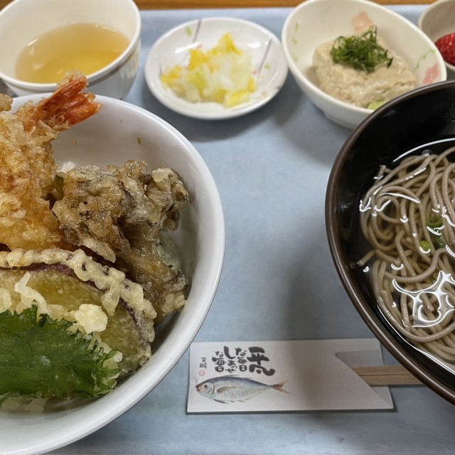 天丼　そば