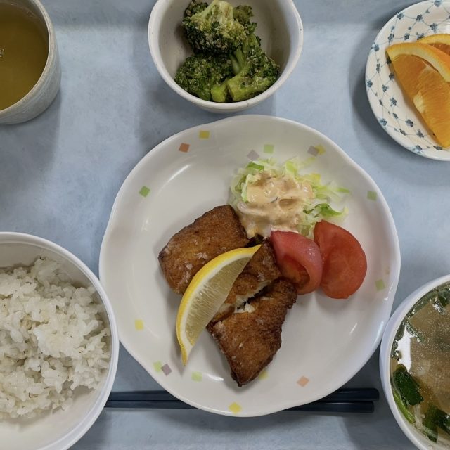 本日の献立：春の香りとサクサクの竜田揚げ