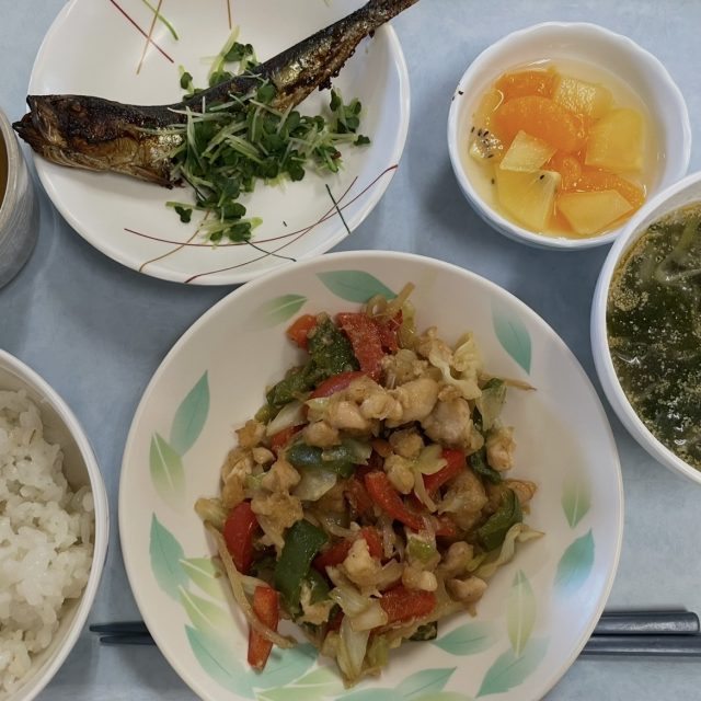 今日の昼食 ~彩り豊かな夏の献立~