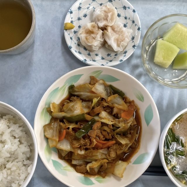 今日の昼食 ~野菜たっぷり、彩り豊かな献立~